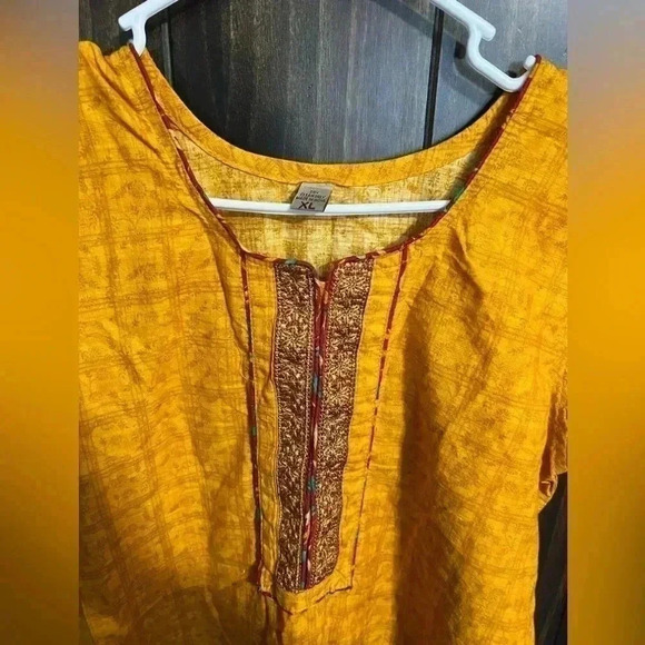 Marigold Tunic/Kurta. Size: XL - Picture 4 of 8